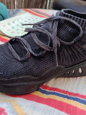 Adidas Crazy Explosive αριστερό αθλητικό παπούτσι, νούμερο 46, μαύρο