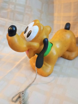 Disney Pluto pull toy used with sound