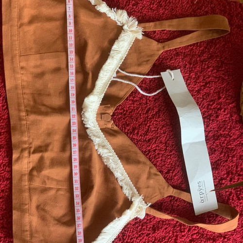 Arpyes Molly Boho Top new, terracotta, size M