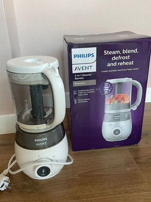 Ατμομάγειρας Philips Avent 4 σε 1 σαν καινούργιος με κουτί και σπάτουλα