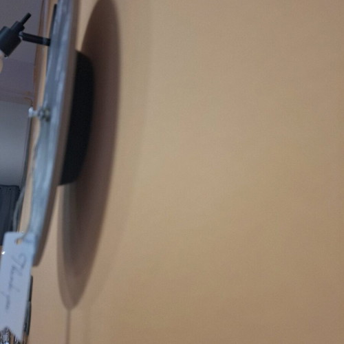 Wooden wall clock new with silent operation 25 centimeters