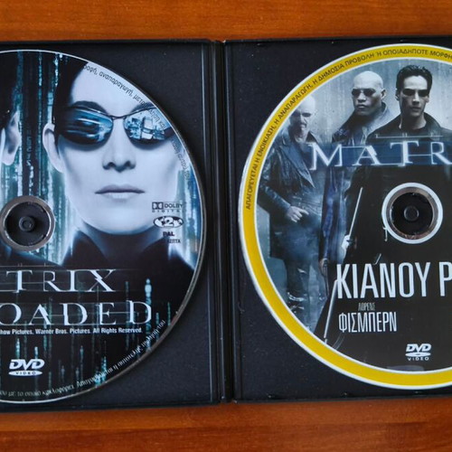 Matrix DVD used, pack of 2 movies