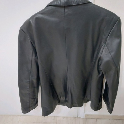Leather jacket like new, black, size XL