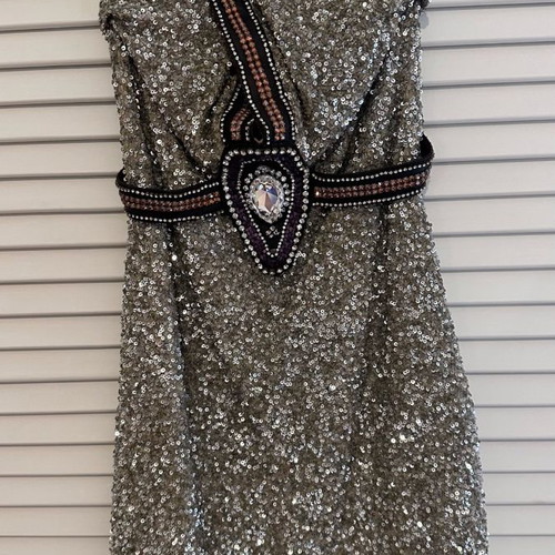 Panos Zinas haute couture dress used, mini, size S