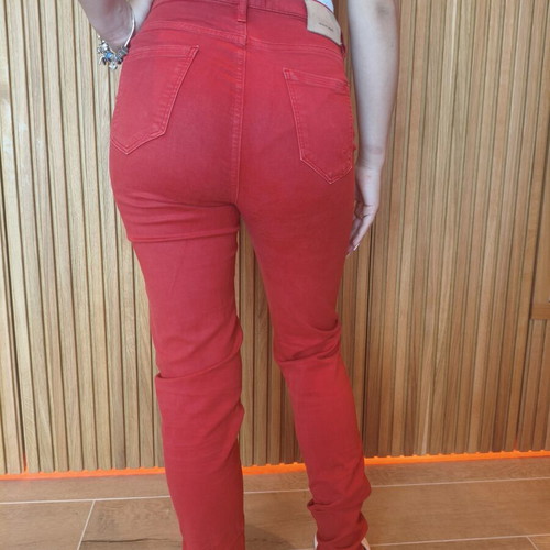 Edward Jeans red fabric pants size S like new