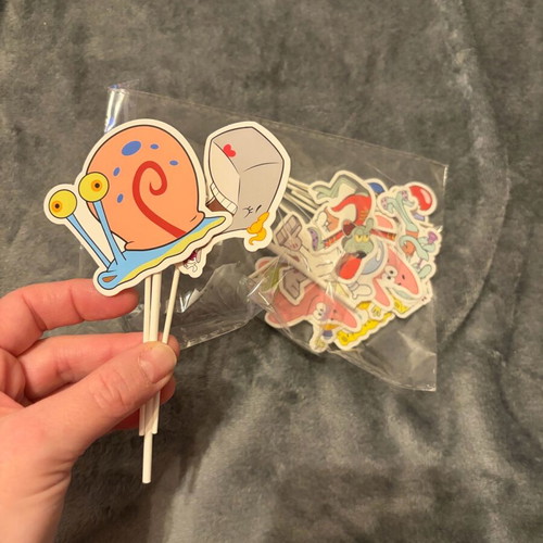 Bob SpongeParty Items new, set with gift bags, balloons and banner