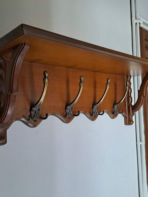 Wooden vintage clothes hanger like new