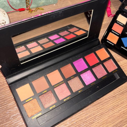 Revolution “Parental Advisory” and W7 “Dusk Till Dawn” palettes like new