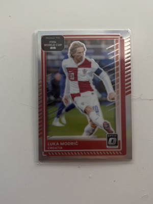 2025-26 Donruss Road To The World Cup Luka Modric Optic Holo card Croatia like new