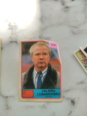 EURO 88 STICKER PANINI, Sticker #240 - Valeri Lobanovskiy