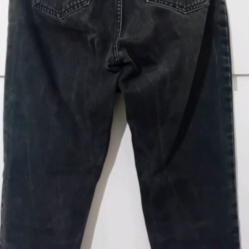 Momfit jeans size 38 black like new