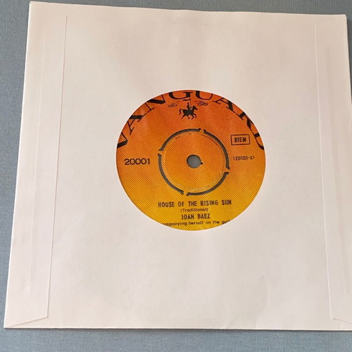 Joan Baez Donna Donna / House of the Rising Sun 45 rpm record used, rock