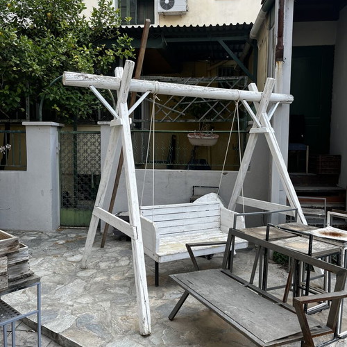Handmade swing used, 4 meters, needs repainting