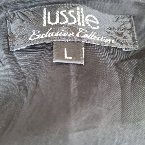 Lussile Excusive Colection dress black like new with satin detail