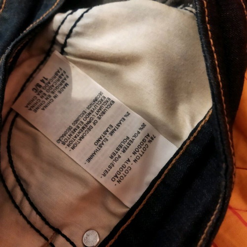 Women's jeans like new, short, elastic