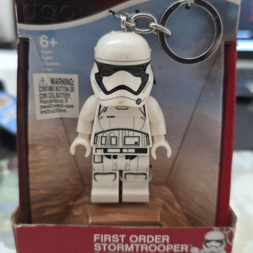 Lego Star Wars First Order Stormtrooper Led Lite key ring new
