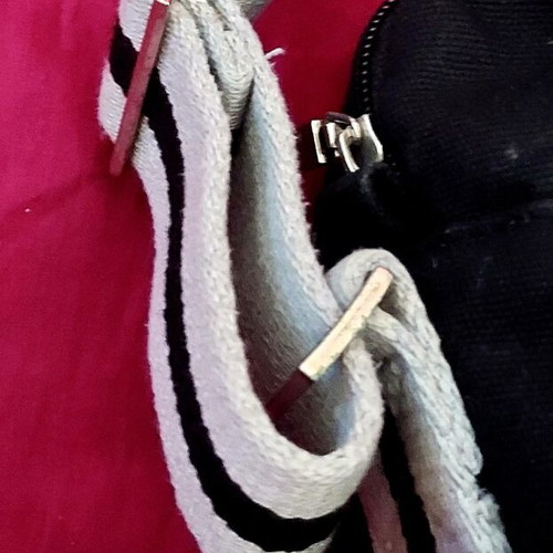 Echo Davidoff Shoulder Bag like new, black and white