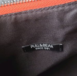 Pull&Bear shoulder bag like new, orange with short strap and zipper