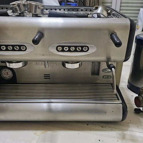 San Marco 2-group coffee machine used, semi-automatic