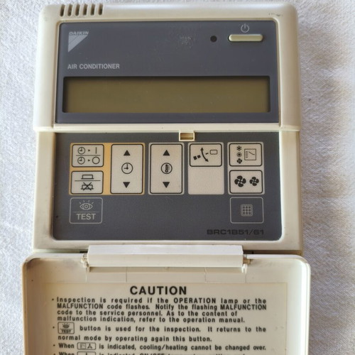 Daikin BRC1B51/61 wired air conditioner remote control used