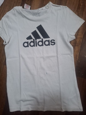 Adidas λευκό κοντομάνικο μπλουζάκι για 13 ετών