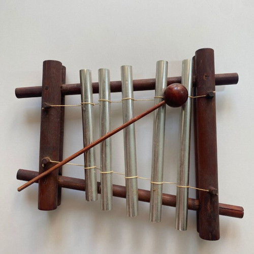 Handmade Mini Xylophone used ethnic style wood and metal