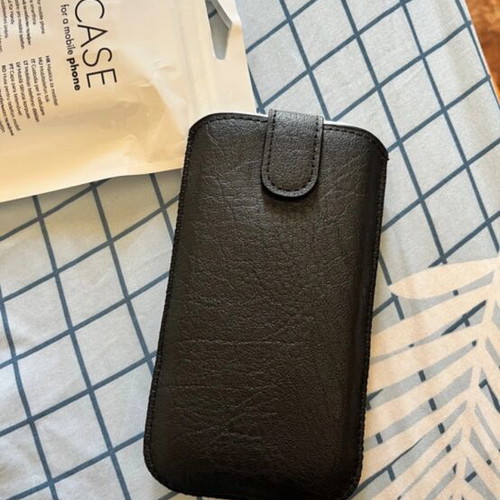 Forcell mobile phone pouch case, black