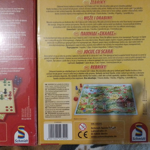 Ludo and Snakes board games new