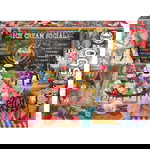  Puzzle 2D  Ice Cream Shop  500pcs