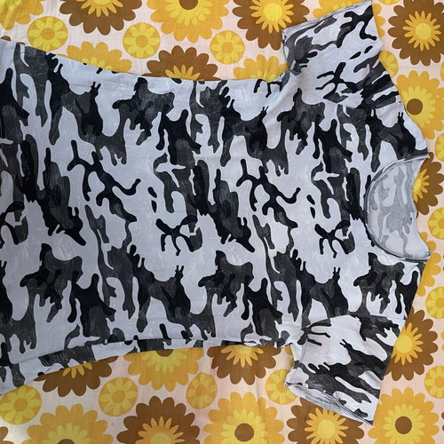 Bershka men's blouse like new, black and gray, size L