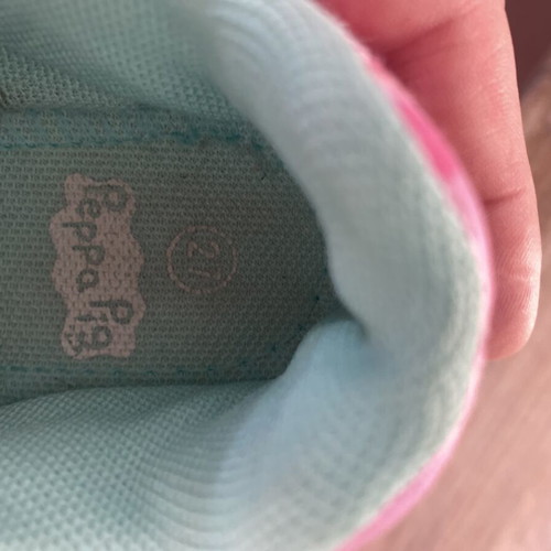 Peppa children's athletic shoes used, size 27, pink