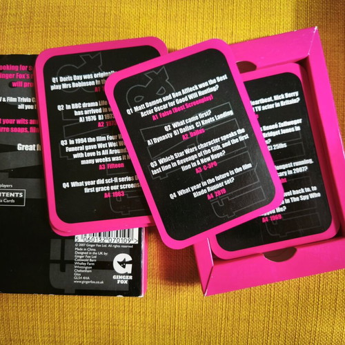 TV & Film Trivia Cards new set by Ginger Fox