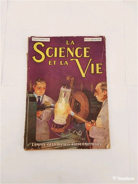  vivlio LA Science Et LA Vie No. 255 epochis septemvrios 1938