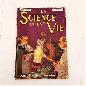 Βιβλίο LA Science Et LA Vie No. 255 Εποχής Σεπτέμβριος 1938