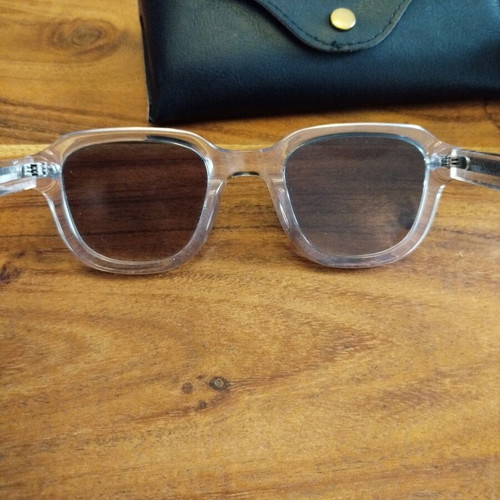 Jimmy Fairly sunglasses, clear transparent frame