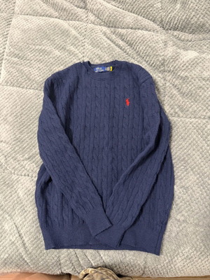 Polo Ralph Lauren sweater 2XL like new, blue