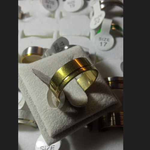 Women's ring new, durable steel, size 19