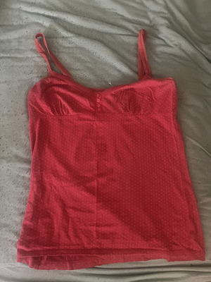 Woman vintage red top size M