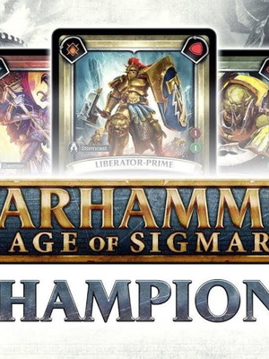 Warhammer Age Of Sigmar Champions cards like new