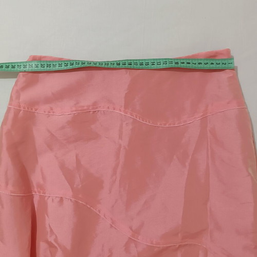 Charly evening maxi skirt taffeta salmon with tulle and gathers, like new