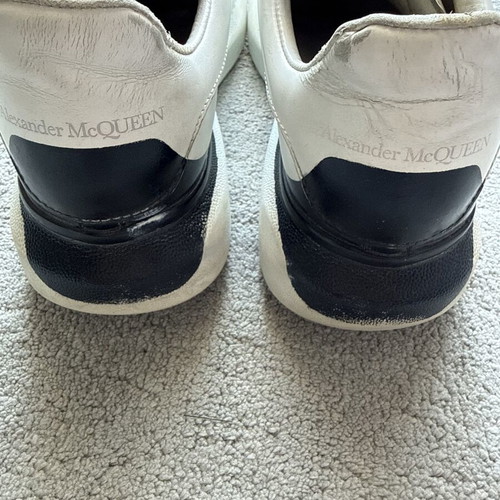 Alexander McQueen shoes unisex size 41 used, black and white sneakers