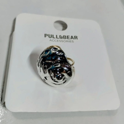 Pull&Bear silver shell ring new summer jewelry