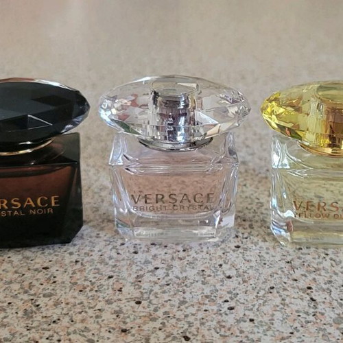 Versace Crystals Miniature Trio Set Eau de Toilette like new