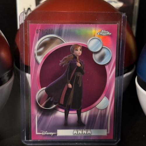 Disney Topps Chrome Frozen Anna card 79/250