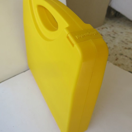 Playmobil yellow carry case used
