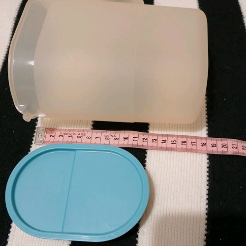 Tupperware small jug with lid used