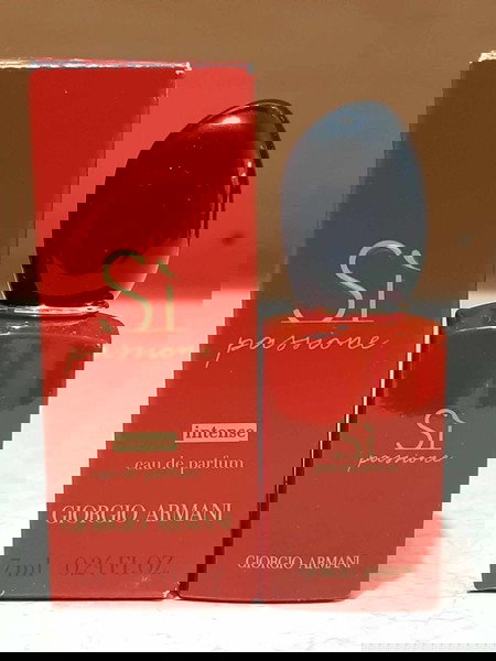Si Passione Intense от Giorgio Armani, 7ml edp, напълно нов, никога не е използван, миниатюра, si passione