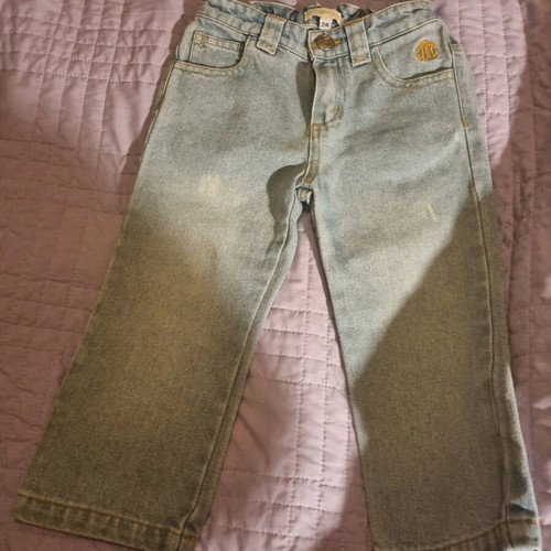 Roberto Cavalli baby denim pants like new, light blue, 24 months