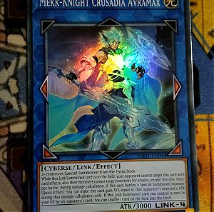Mekk-Knight Crusadia Avramax (Super Rare, Yugioh)