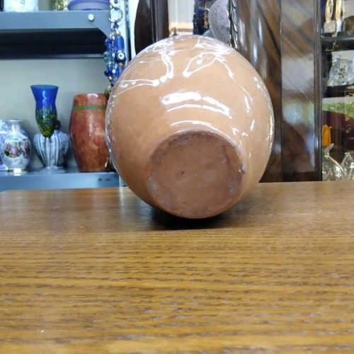 Terracotta outdoor flower pot like new 17x12x12 cm